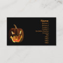 Search for halloween business cards Pumpkin