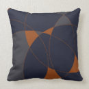 Search for navy and rust pillows Abstract