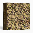 Search for leopard print binders Pattern