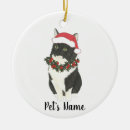 Search for tuxedo cat ornaments Black