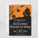Search for halloween moving announcement cards Black