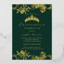 Search for emerald green birthday invitations Vintage