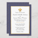 Search for fleur de lis wedding invitations Elegant
