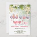 Search for train 1st birthday invitations Jungle