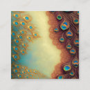Search for peacock feather business cards Nature