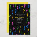 Search for neon lights invitations Retro