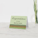 Search for promotion congratulations cards Green