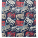 Search for music shower curtains Retro