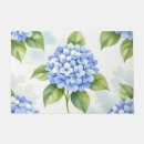Search for hydrangea doormats Blue hydrangea pattern
