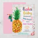 Search for pineapple baby shower invitations Gold