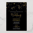 Search for confetti wedding invitations Calligraphy