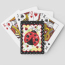 Search for ladybug playing cards Black