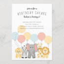 Search for african safari birthday invitations Giraffe