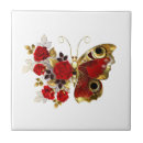 Search for red flower tiles Butterfly