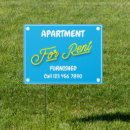 Search for apartment for rent signs Renting