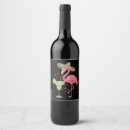 Search for flamingo wine labels Funny
