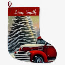 Search for truck christmas stockings Vintage red truck