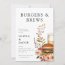 Search for hamburger invitations Couples shower
