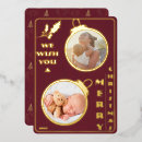 Search for we wish you a merry christmas cards Two photos