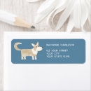 Search for corgi return address labels Pet