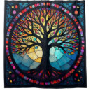 Search for tree life shower curtains Blue