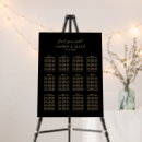 Search for black gold wedding seating charts Typography