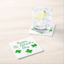 Search for st patricks day coasters Clover