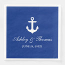 Search for dinner wedding napkins Nautical