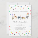 Search for animal birthday invitations Zoo
