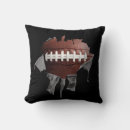 Search for football pillows Touchdown
