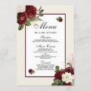 Search for burgundy menus Floral