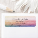 Search for script font return address labels Custom