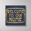 Search for welcome to our home sign art Elegant