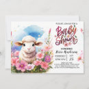 Search for lamb baby shower invitations Elegant