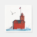 Search for nautical paper napkins Lighthouse