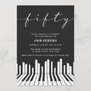 Search for piano birthday invitations Simple