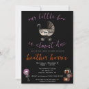 Search for goth baby invitations Black