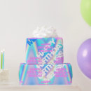 Search for iridescent wrapping paper Birthday