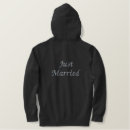 Search for just married hoodies Groom