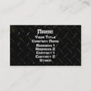 Search for mechanic business cards diamond plates