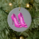 Search for high heel shoe ornaments Girly