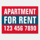 Search for apartment for rent signs Sale