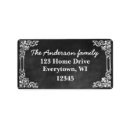Search for chalkboard labels Black