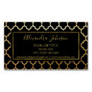 Search for art deco business cards Black