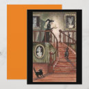 Search for scary halloween invitations Witch