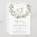 Search for boho elephant baby shower invitations Eucalyptus