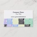 Search for multi colored business cards pattern