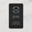 Search for computer technician business cards Simple
