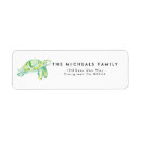 Search for sea turtle return address labels Ocean