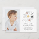 Search for first trip around the sun invitations Boho